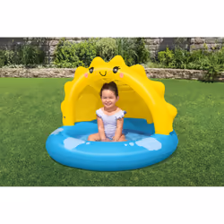 Bestway 52637 galleggiante per nuoto da bambini Cloruro di polivinile (PVC) Blu, Giallo Vaschetta per bambini - Vista aggiuntiva 8