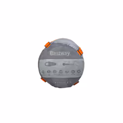 Bestway 68103 / 24 sacco a pelo Adulto Sacco mummia Poliestere Grigio, Arancione - Vista aggiuntiva 7