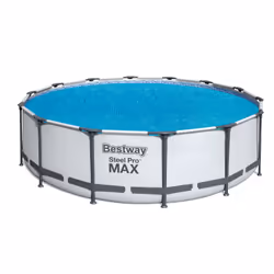 Bestway 58252 / 24, Copertura solare per piscina, Rotondo, Blu, Bestway 3.96 m (13 ft.) & 4.27 m (14 ft.) round frame pools a ...