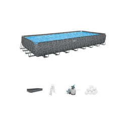 Bestway - Piscina Fuori Terra Power Steel™ apx 365 – 9,56 x 4,88 x 1,32 m con Pompa a Sabbia e Accessori