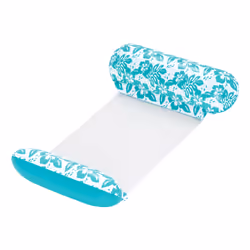 Bestway 43839 galleggiante da piscina e da spiaggia Blu, Bianco Fantasia PVC Materassino galleggiante