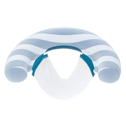 Bestway 43852 galleggiante da piscina e da spiaggia Blu, Bianco Monocromatico PVC, Poliestere Sedia a sdraio galleggiante
