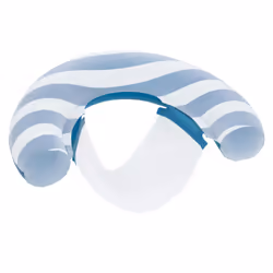 Bestway 43852 galleggiante da piscina e da spiaggia Blu, Bianco Monocromatico PVC, Poliestere Sedia a sdraio galleggiante