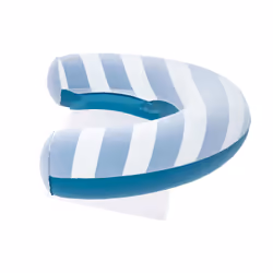 Bestway 43852 galleggiante da piscina e da spiaggia Blu, Bianco Monocromatico PVC, Poliestere Sedia a sdraio galleggiante - Vista aggiuntiva 4