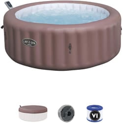 Bestway - 6001G Minipiscina idromassaggio gonfiabile Hawaii Lay-Z-Spa AirJet con