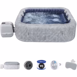 Lay-Z-Spa San Francisco Smart HydroJet Pro è la scelta perfetta per un idromassaggio portatile e conveniente per un massimo d ...