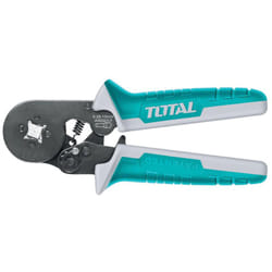 Total - pinza crimpatrice a cricchetto per capicorda a tubetto 160mm regolabile