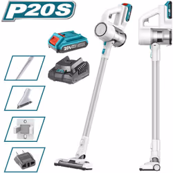 Batteria da 20V (Inclusa) Vuoto (KPa): >9 Kpa Capacit? del serbatoio: 0.8L Potenza: 120W Ciclonico, motore con avvolgimenti i ...