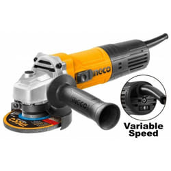 Smerigliatrice angolare velocità regolabile 900 Watt. da 125 mm Ingco com manico