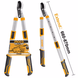 Cesoia troncarami telescopico 650-850 mm Ingco HLTS7608 Pratico strumento per la potatura di piccoli alberi o alberi da frutt ...