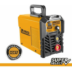 Saldatrice Inverter 160 Ingco mma 10-160AH portatile + kit accessori e spazzola