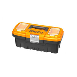 Ingco PBX1402 Cassetta degli attrezzi Polipropilene Nero, Arancione