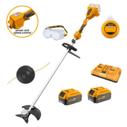 Ingco - decespugliatore 40V con 2 batterie 4,0AH CSTLI200285 tagliaerba