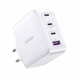 Ugreen 15337 Caricabatterie per dispositivi mobili Universale Bianco AC Ricarica rapida Interno
