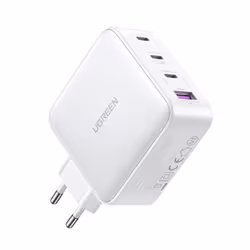 Ugreen 15337 Caricabatterie per dispositivi mobili Universale Bianco AC Ricarica rapida Interno