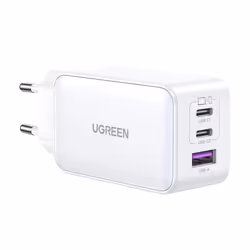 Ugreen 15339 Caricabatterie per dispositivi mobili Universale Bianco AC Ricarica rapida Interno