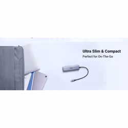 Ugreen 15596 replicatore di porte e docking station per laptop Cablato USB 3.2 Gen 1 (3.1 Gen 1) Type-A + Type-C Alluminio - Vista aggiuntiva 4