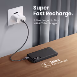 Ugreen 25742 batteria portatile Ioni di Litio 10000 mAh Nero - Vista aggiuntiva 5