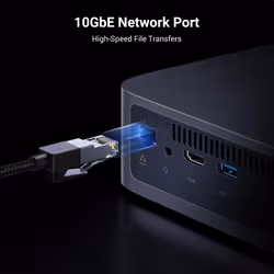 Ugreen DXP480T Plus NAS Desktop Intel® Core™ i5 8 GB DDR5 Grigio - Vista aggiuntiva 5