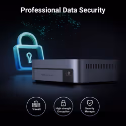 Ugreen DXP480T Plus NAS Desktop Intel® Core™ i5 8 GB DDR5 Grigio - Vista aggiuntiva 8
