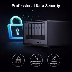 Ugreen DXP6800 Pro NAS Desktop Intel® Core™ i5 8 GB DDR5 Grigio, Nero - Vista aggiuntiva 7