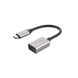 HYPER HD425D-GL cavo USB USB 3.2 Gen 2 (3.1 Gen 2) 0,0176 m USB C USB A Nero, Argento