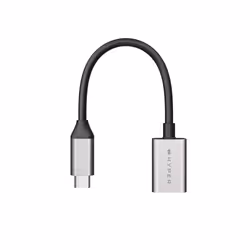 HYPER HD425D-GL cavo USB USB 3.2 Gen 2 (3.1 Gen 2) 0,0176 m USB C USB A Nero, Argento