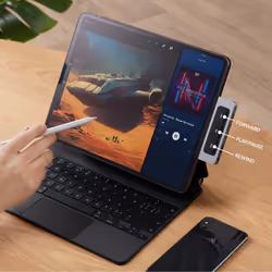 HYPER HD449 replicatore di porte e docking station per laptop Grigio - Vista aggiuntiva 5