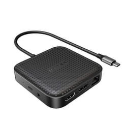 HYPER HD583-GL replicatore di porte e docking station per laptop USB 3.2 Gen 1 (3.1 Gen 1) Type-C Nero