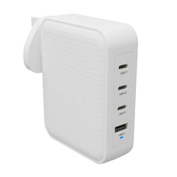 HYPER HJ1001WHWWGL Caricabatterie per dispositivi mobili Controller per videogiochi, Telefono cellulare, Netbook, Computer portatile, Smartphone, Tablet Bianco AC Ricarica rapida Interno