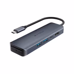 Targus HyperDrive Next, USB tipo-C, 100 W, Nero, MicroSD (TransFlash), 4K Ultra HD, 60 Hz