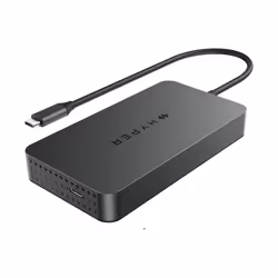 Targus HyperDrive Next Dual Cablato USB tipo-C Grigio