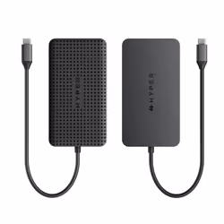 Targus HyperDrive Next Dual Cablato USB tipo-C Grigio