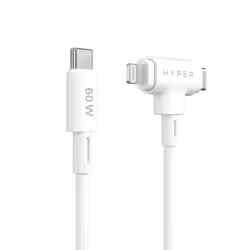 HYPER HyperJuice cavo USB USB 2.0 1,5 m USB C USB C/Lightning Bianco - Vista aggiuntiva 4