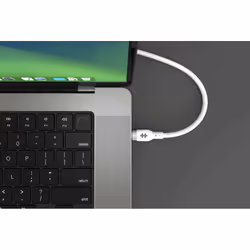 HYPER HJ4001WHGL cavo USB USB 2.0 1 m USB C Bianco - Vista aggiuntiva 5
