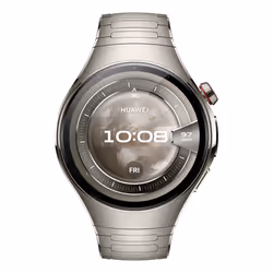 Huawei WATCH 5 (46 mm), cassa in titanio aerospaziale e cinturino in titanio. Compatibile con iOS e Android e chiamate E-sim, ...