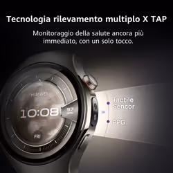 Huawei WATCH 5 (46 mm), cassa in titanio aerospaziale e cinturino in titanio. Compatibile con iOS e Android e chiamate E-sim - Vista aggiuntiva 7