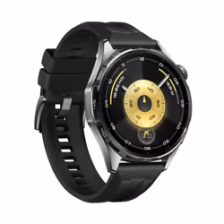 Huawei WATCH GT6, Cassa 46mm in acciaio inossidabile e cinturino nero. Compatibile con iOS e Android. Fino a 21 giorni di autonomia. - Vista aggiuntiva 3