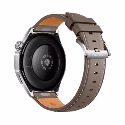 Huawei WATCH GT6 Smartwatch 46 mm Acciaio inox GPS cinturino fluoroelastomero Marrone - Vista aggiuntiva 3