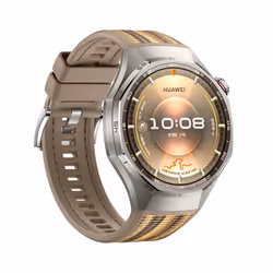 Huawei WATCH GT6 Pro, Cassa 46mm in titanio e cinturino marrone. Compatibile con iOS e Android. Fino a 21 giorni di autonomia. - Vista aggiuntiva 3