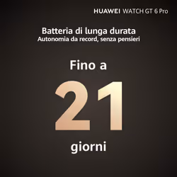 Huawei WATCH GT6 Pro, Cassa 46mm in titanio e cinturino marrone. Compatibile con iOS e Android. Fino a 21 giorni di autonomia. - Vista aggiuntiva 4