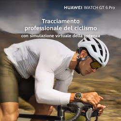 Huawei WATCH GT6 Pro, Cassa 46mm in titanio e cinturino marrone. Compatibile con iOS e Android. Fino a 21 giorni di autonomia. - Vista aggiuntiva 7