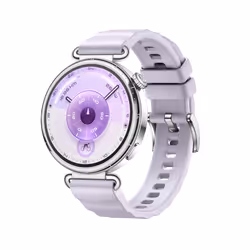 Huawei WATCH GT6, Cassa 41mm in acciaio inossidabile e cinturino viola. Compatibile con iOS e Android. Fino a 14 giorni di autonomia. - Vista aggiuntiva 2