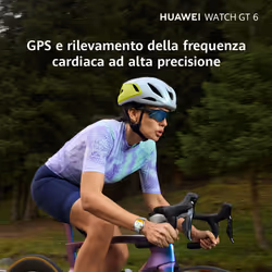 Huawei WATCH GT6, Cassa 41mm in acciaio inossidabile e cinturino viola. Compatibile con iOS e Android. Fino a 14 giorni di autonomia. - Vista aggiuntiva 6