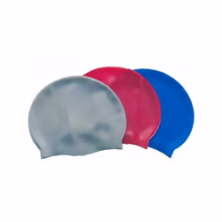 Cuffia realizzata in silicone, morbida e delicata per la protezione dei capelli e l'utilizzo in mare o in piscina, disponibil ...