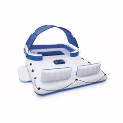 Bestway 43105 galleggiante da piscina e da spiaggia Blu, Bianco Fantasia Vinile Isola galleggiante - Vista aggiuntiva 8