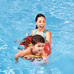 Bestway 36105 galleggiante da piscina e da spiaggia Multicolore Fantasia Vinile Salvagente - Vista aggiuntiva 2