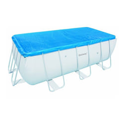 Telo Copripiscina copertura Frame Pools Rettangolare 396X185cm Bestway 58232