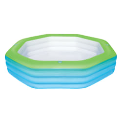 Bestway 54119 piscina fuori terra Piscina gonfiabile Piscina ottagonale 1030 L Blu, Verde