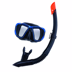 Bestway 24021 maschera per immersioni Vetro temperato Nero, Blu Bambino